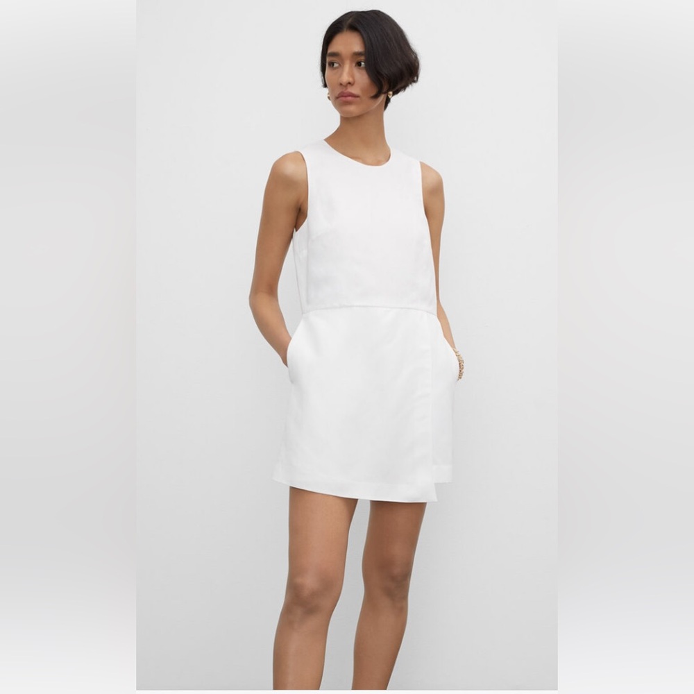 Club Monaco white wrap romper